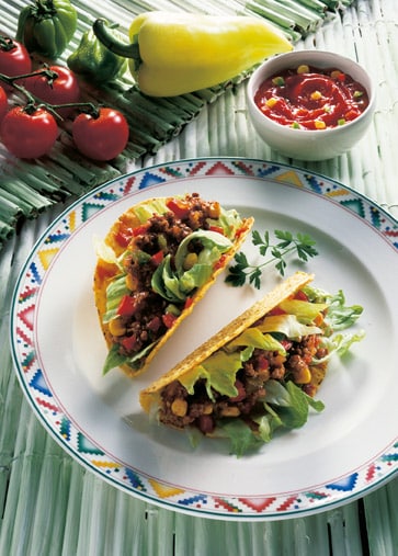 Snack-Rezept: Tacos mit Fleischfüllung - Viva la Mexico - Foto: Wirths PR